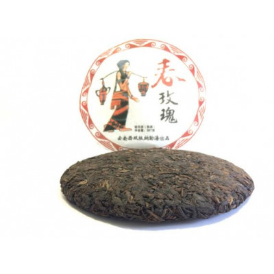Шу-пуэр высший сорт блин №5, 357гр (2016г, провинция Юньнань, Menghai Chunfeng Tea Factory), 5 лет