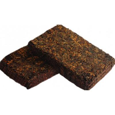 Пу-Эр Плитка 250г [2008, Юньнань, Denfu Tea Factory] (Chen Xiang Lao Zhuan Cha), 3 года